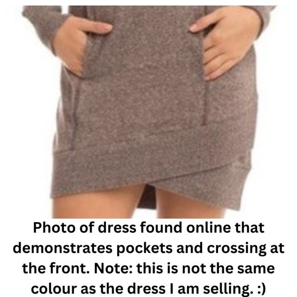 Synergy Organic Clothing | Aspen Dress | Tunic | Mock Neck | Small | Grey | EUC - Picture 7 of 8